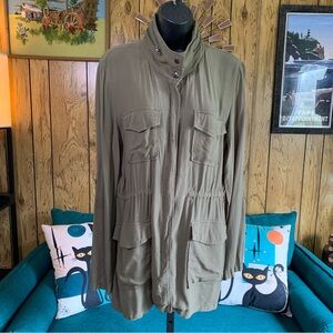 Love Tree Olive Drab Green Lightweight Jacket